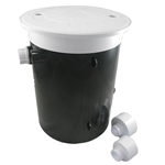 Pool Leveler  White Lid And Collar