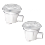 WG1154SPAK2 | Main Drain Outlet Dual Suction with Plaster Collar White