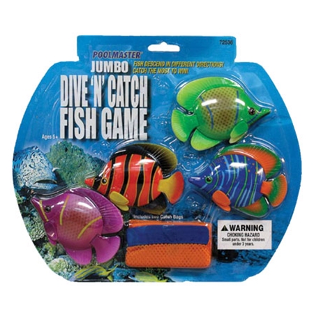 Poolmaster Jumbo Dive n Catch Fish Swimming Pool Dive Game 72536