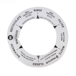 273208 | Filter Valve Position Label