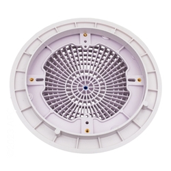 AquaStar Pool Products 24NF101 24 Sq White Flat Drain Cover